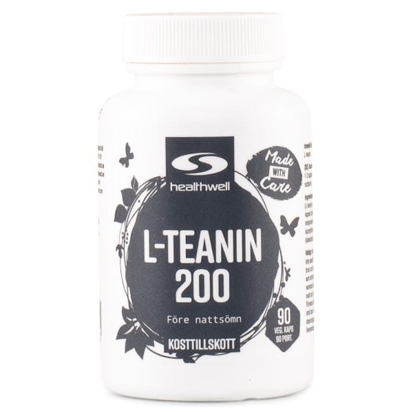 L-teanin 200, 90 kapsler