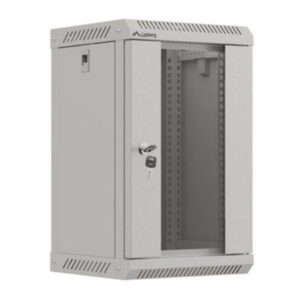 Lanberg WF11 Series - rack - 300 x 300 with glass door flat pack - 9U