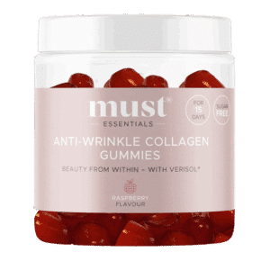 Must Essentials Anti-Wrinkle Collagen Gummies Raspberry (60 gummies)