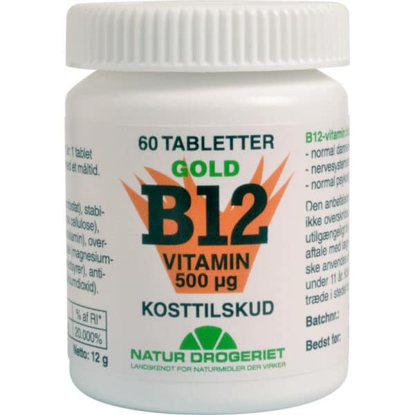 ND B12 vitamin 500 ug 60 tabletter
