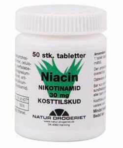 ND B3 Niacin Nikotinamid 30mg. - 50 tabl.