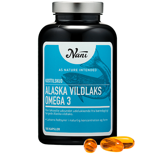 Nani Alaska Vildlaks Omega 3 (180 kaps)