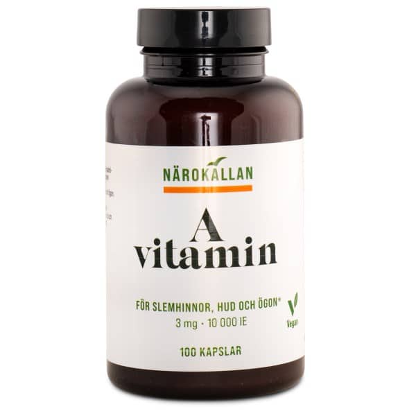Närokällan A-Vitamin, 100 kapsler