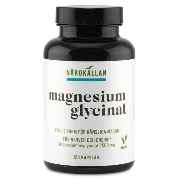 Närokällan Magnesiumglycinat, 120 kapsler