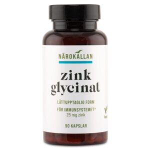 Närokällan Zinkglycinat, 90 kapsler