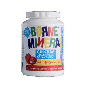 New Nordic Børne Mineral - Calcium & Magnesium - Skovbær 180 tabl.