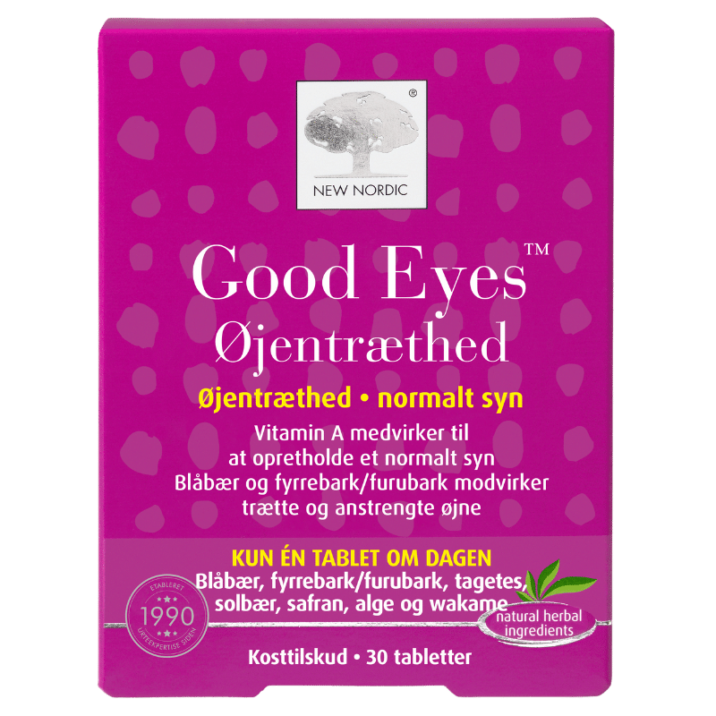 New Nordic Good Eyes Øjentræthed (30 tabl)