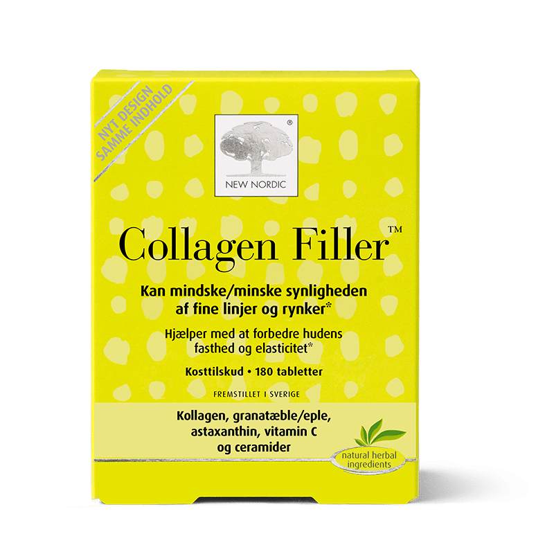 New Nordic Skin Care Collagen Filler (180 tabletter)