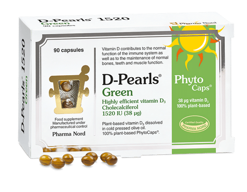 Pharma Nord D-Pearls Phyto 38 µg • 80 kapsler