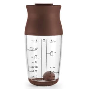 Shaker pandekagemixer, brun