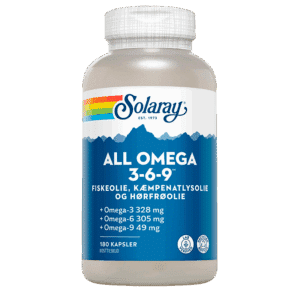 Solaray All Omega 3-6-9 (180 kapsler)