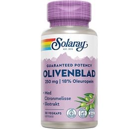 Solaray Olivenblad 30 kaps.