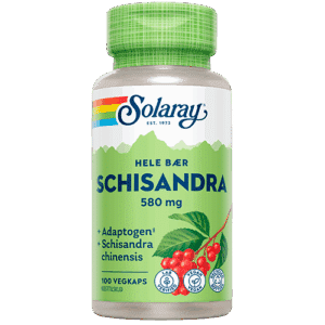 Solaray Schizandra 580 mg (100 kapsler)