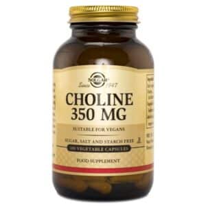 Solgar Choline, 100 kapsler