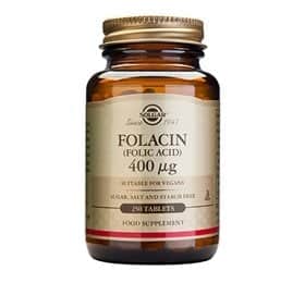 Solgar Folinsyre (Folacin) 400 mcg (250 tabletter)
