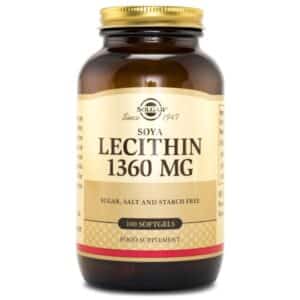 Solgar Lecithin, 100 kapsler