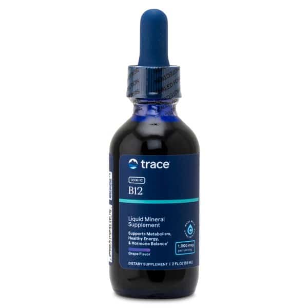 Trace Minerals Liquid Ionic B12 (1,000 mcg), 59 ml