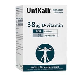 UniKalk Cal-Mag-Citrat 140 tab. BEDST FØR 01/2026