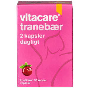 VitaCare Tranebær 250 mg (30 kapsler)