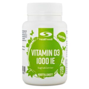Vitamin D3 1000 IE Sugetabletter, 120 tabl