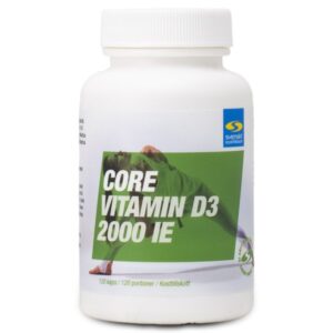 Vitamin D3 2000 IE+, 120 kapsler