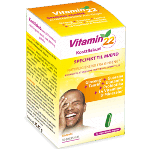 Vitamin22 Kosttilskud Specifikt Til Mænd (60 kaps)