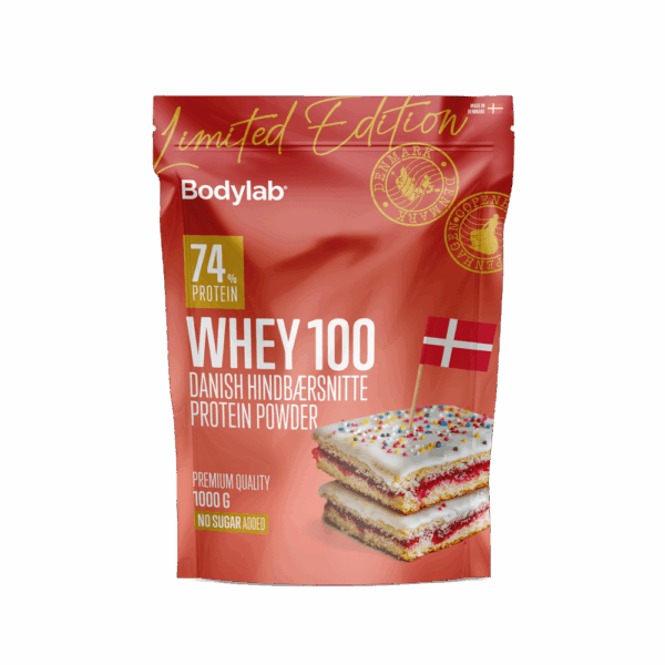 Whey 100 (1 kg) - Danish Hindbærsnitte