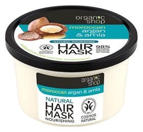 organic shop Argan & Amla hair mask, 250ml.