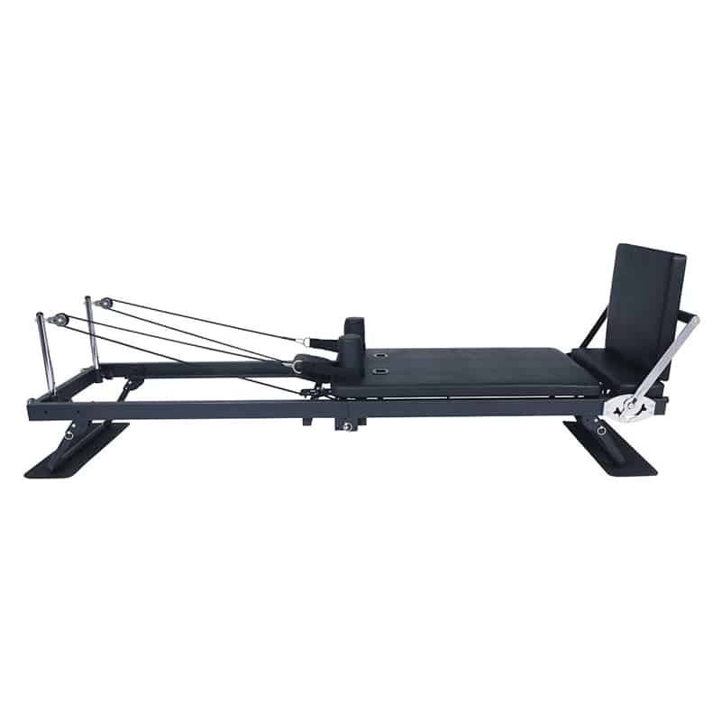 ASG pro 4431 Foldbar Alu Pilates Reformer Maskine (Sort)