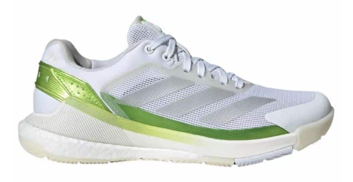 Adidas Crazyquick Boost Women Padelsko (Cloud White/Zero Metallic/Lucid Lemon) - 36 2/3