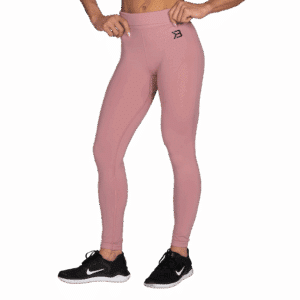 Better Bodies Rockaway Leggings Heather Pink - Træningstøj til Kvinder