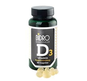 Bidro D-vitamin 38 ug m.appelsinsmag • 90 kap.X