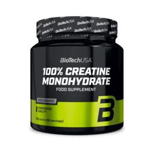 BioTechUSA Creatine (300g) – 100% mikroniseret kreatin | Øger styrke & muskelvækst | Perfekt til træning