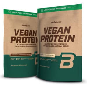 BioTechUSA Vegan Protein (2x500g) – Plantebaseret proteinpulver | Højt proteinindhold