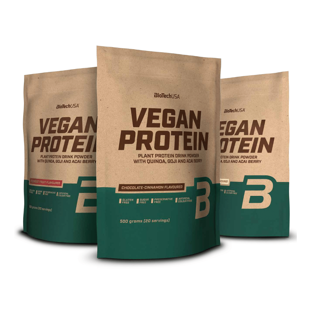 BioTechUSA Vegan Protein (500g) – Plantebaseret proteinpulver | Højt proteinindhold