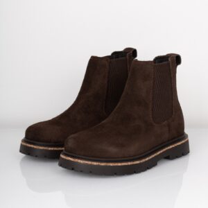 Birkenstock - Sko - Highwood Slip On Women Suede Leather - Mocha