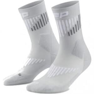 CEP Core Run Merino Socks Mid Cut 3.0, løbestrømper, herre, grå