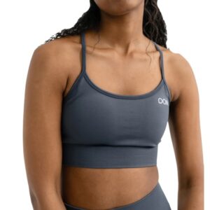 Drop Of Mindfulness Maya Seamless Sports Bra, S, Mørkeblå