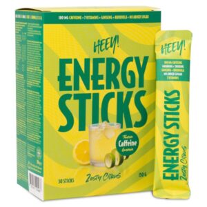 HEEY Energy Sticks Koffein+Guarana, Zesty Citrus, 30 sticks