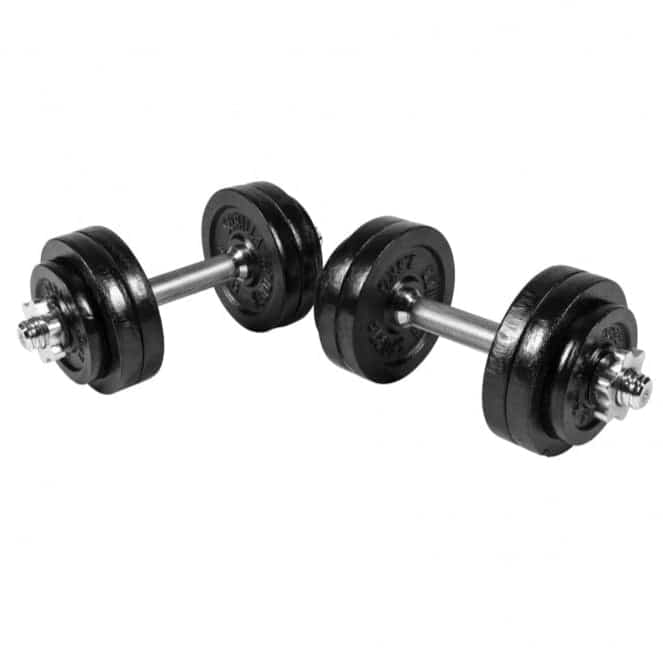 Håndvægtsæt (2 x 15 kg justerbar - Jern)