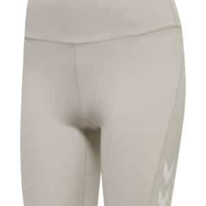 Hummel Grace High Waist Tight Shorts - Chateau Gray - Træningstøj til Kvinder