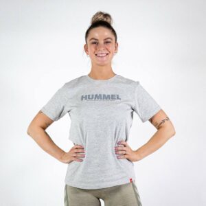 Hummel LEGACY T-shirt – Grey Melange - Træningstøj til Herrer