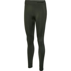 Hummel Shaping Seamless Mid Waist Tights - Climbing Ivy - Størrelse: XS - Træningstøj til