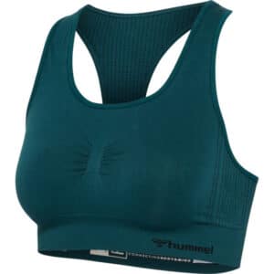 Hummel Shaping Seamless Sports Top - Deep Teal - Størrelse: XS - Træningstøj til