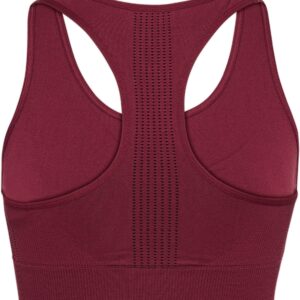 Hummel Shaping Seamless Sports Top - Zinfandel - Størrelse: XS - Træningstøj til