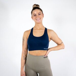 Hummel TIF Seamless Sports Top – Black Iris - Træningstøj til Kvinder