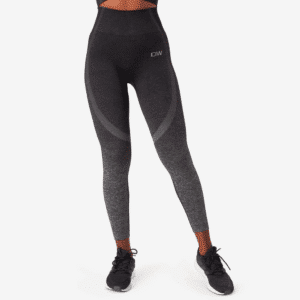 ICANIWILL Ombre 7/8 Seamless Tights Graphite Melange Wmn - Træningstøj til Kvinder