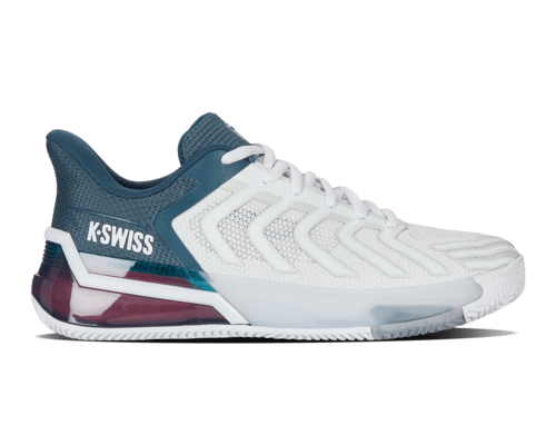 K-Swiss Ultrashot 4 Clay (White/Stargazer/Neon Blaze) - 42