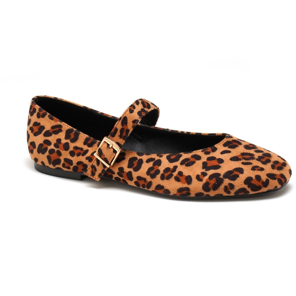Kenzie dame ballerina sko 8225 - Leopard