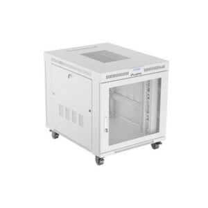 Lanberg FF01 series - rack - 800 x 1000 flat pack with mesh door LCD - 15U